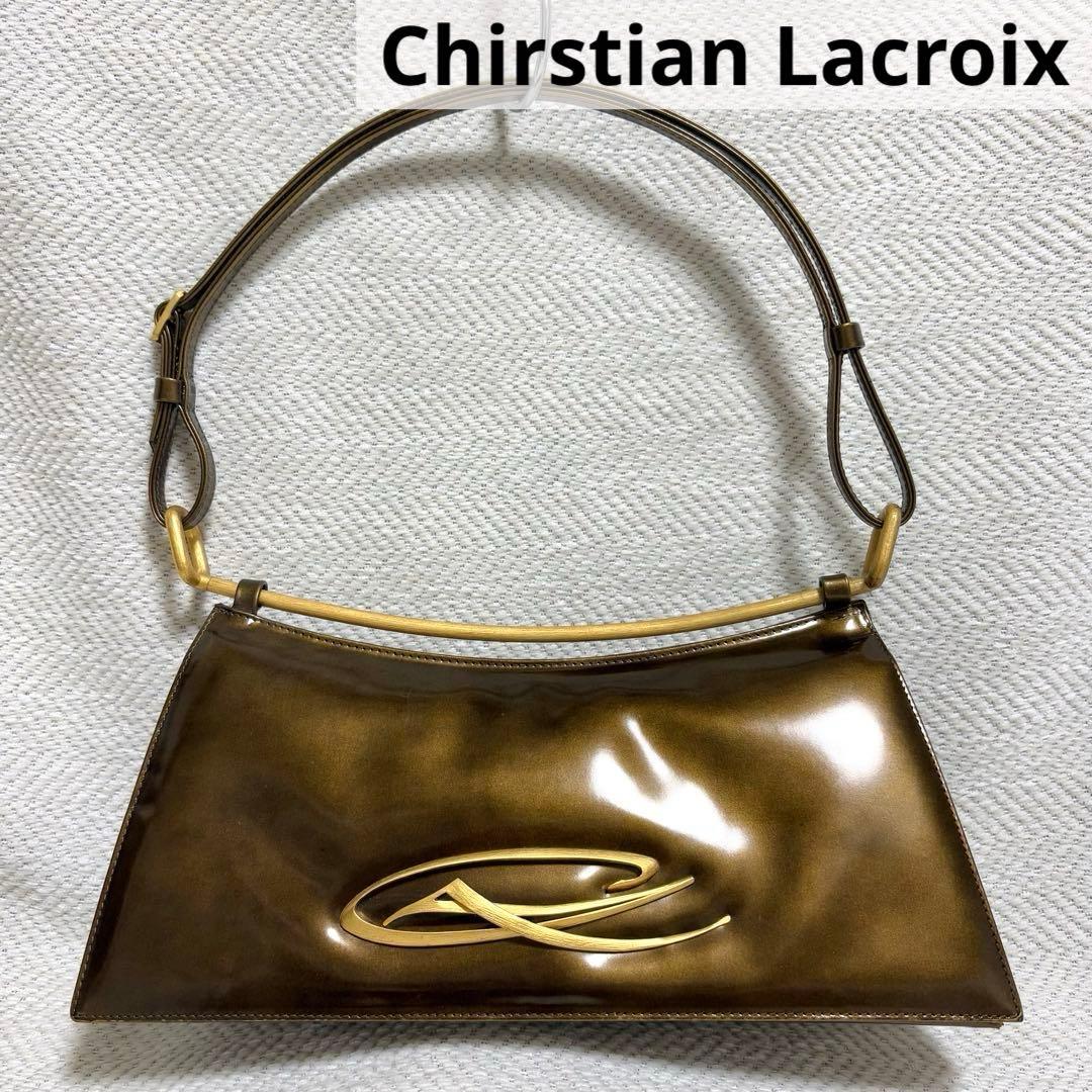 バッグ 90s Chirstian Lacroix Patent leather bag