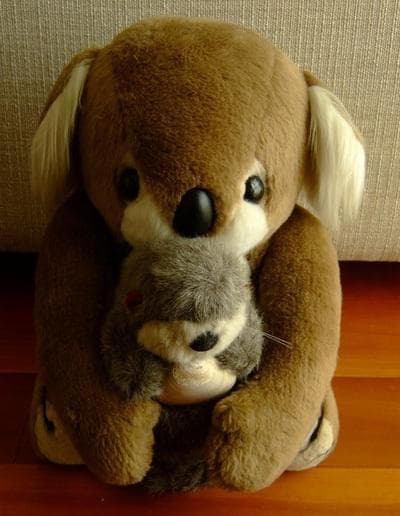 ロッテ・ラッコ抱っこコアラ・ぬいぐるみ・懸賞品・非売品・1984年・昭和レトロ