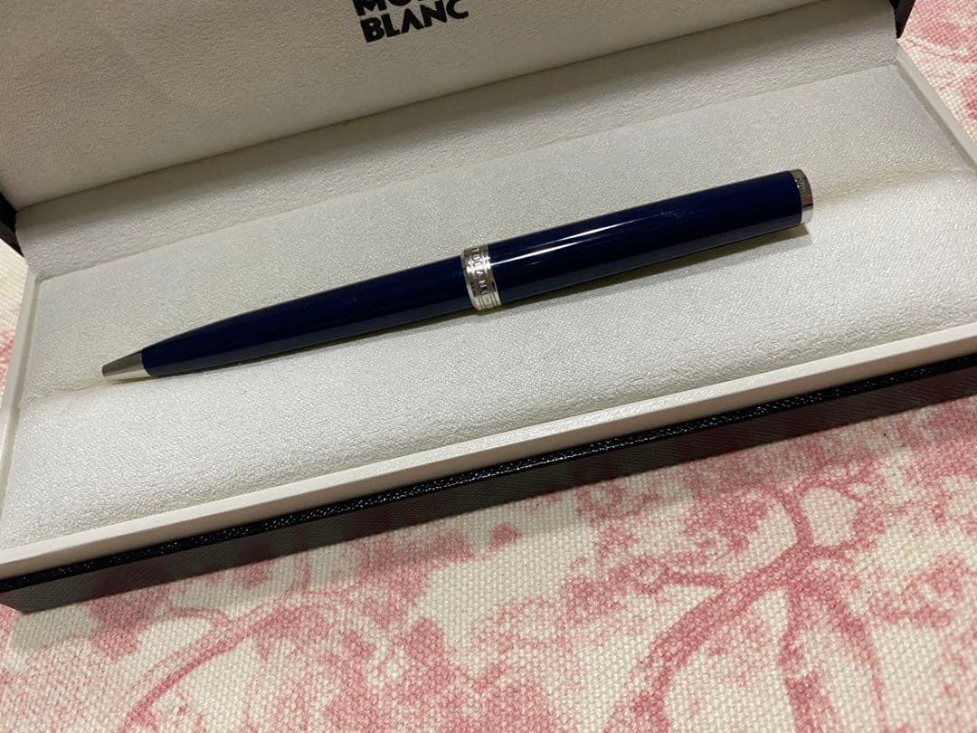 MONTBLANC ボールペン　ネイビー　紺色　訳あり