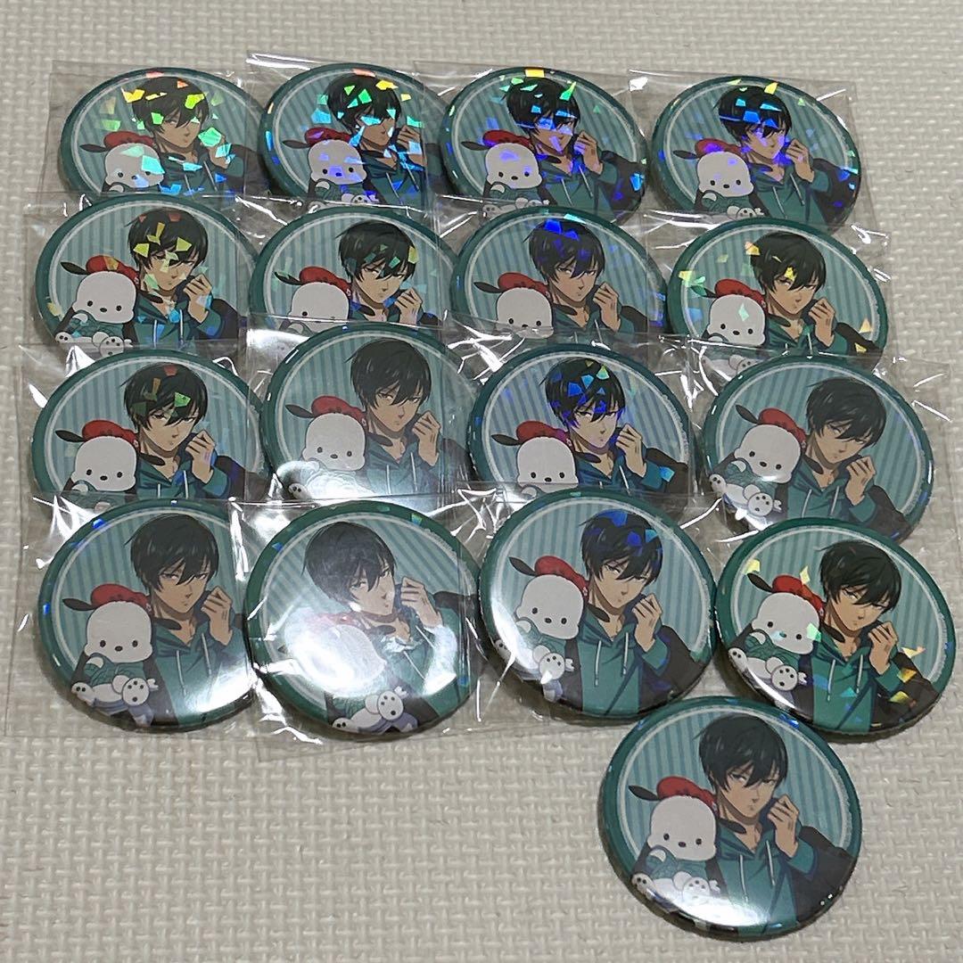 【セット】ブルーロック サンリオ 缶バッジ 糸師凛 ポチャッコ