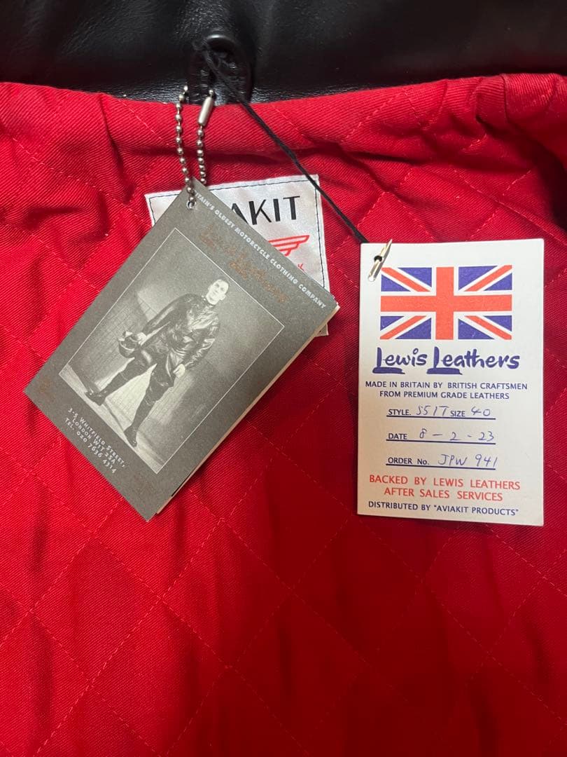 Lewis Leathers ルイスレザー ドミネータータイトフィットサイズ40