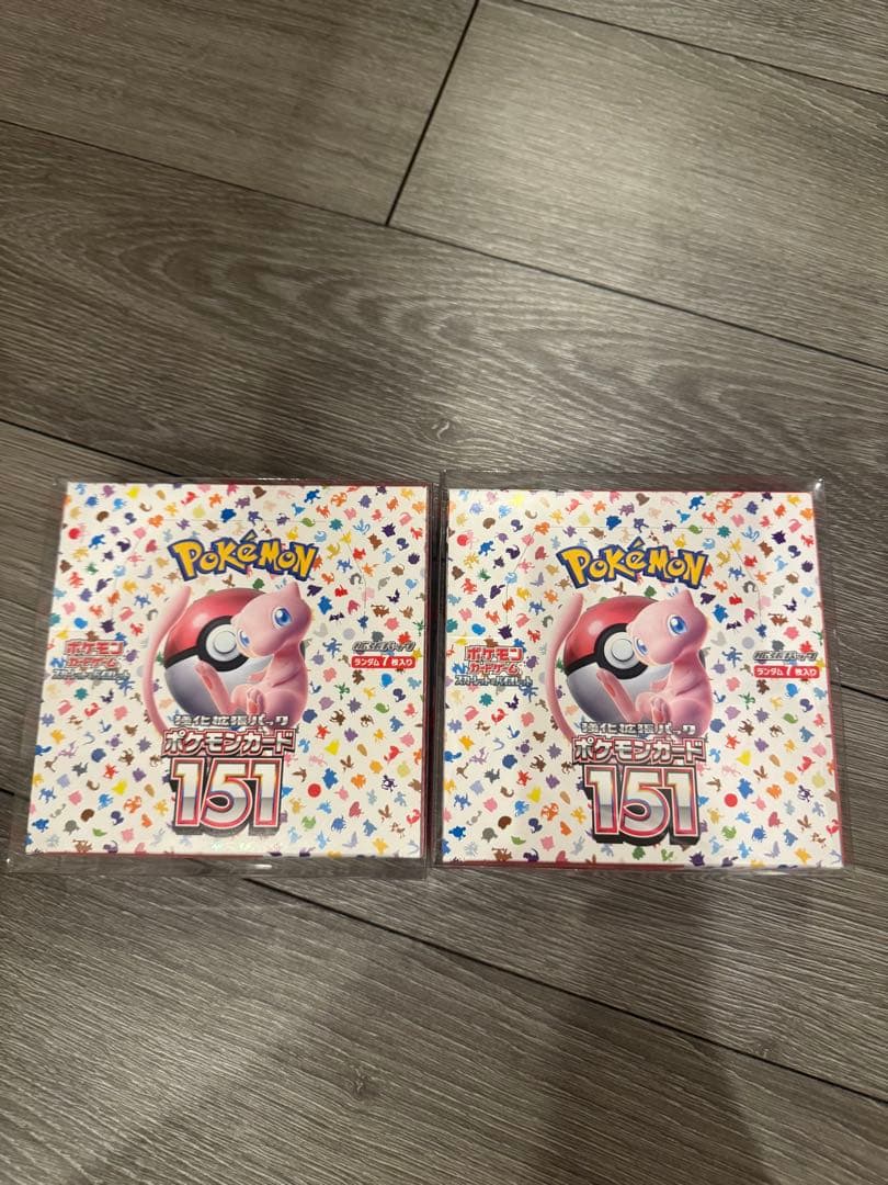 ポケモンカード 151 未開封box 2box シュリンクなし