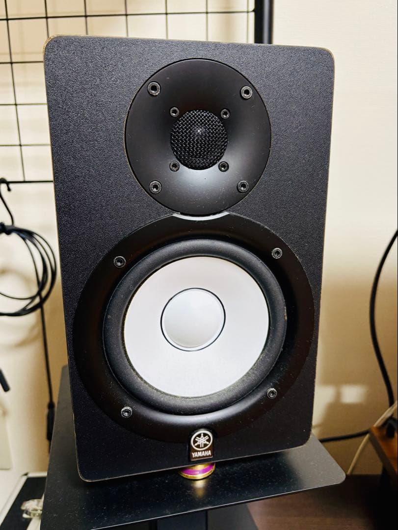 YAMAHAモニタースピーカー HS50Mペア、スタンド、インシュレーター付き