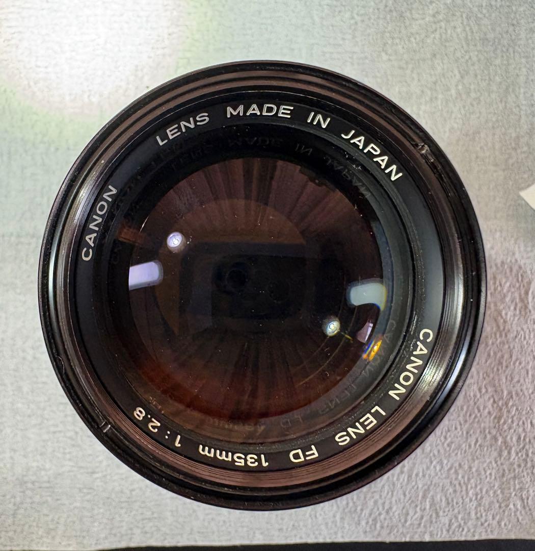 整備済　CANON キヤノン New FD 135mm F2.8 FDマウント