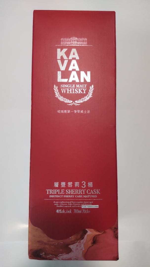KAVALAN シングルモルトウイスキー トリプルシェリーカスク 700ml ♪