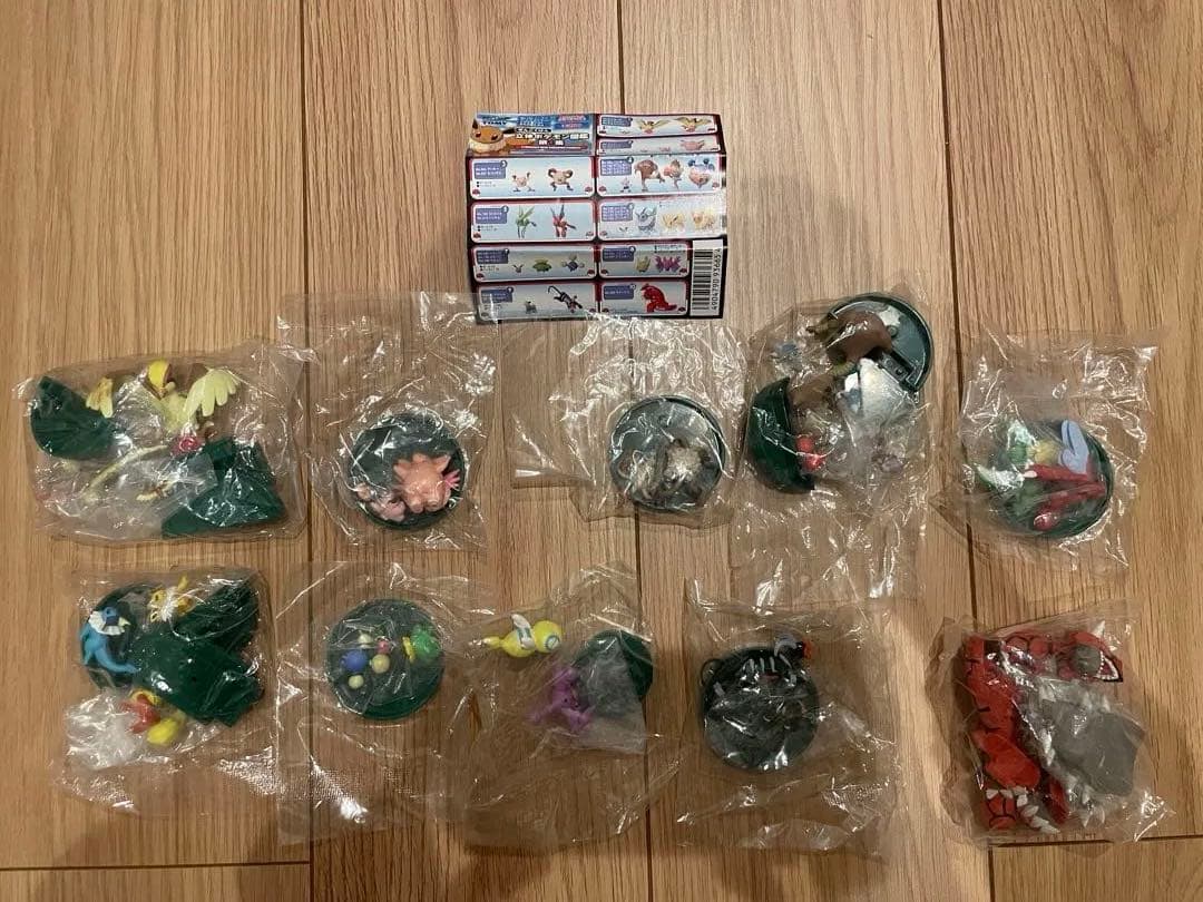 ポケットモンスター　フィギュア　10体セット　立体ポケモン図鑑第1集コンプリート