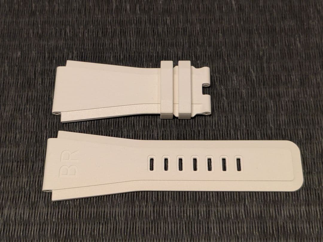 未使用！ベルアンドロス　Bell&Ross　ラバーベルト　ホワイト　純正品