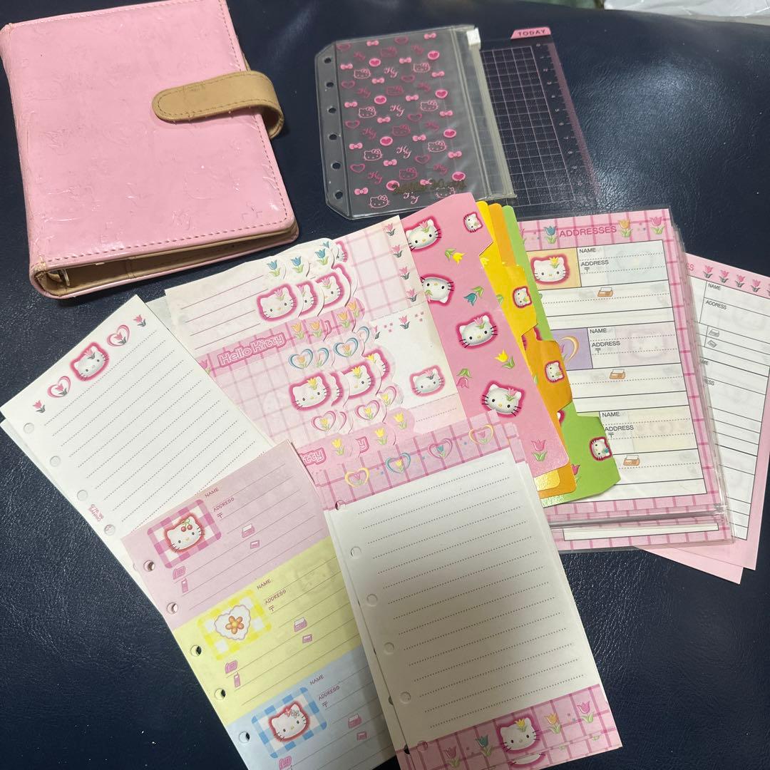 希少 キティ システム手帳 &リフィルまとめ売り1997年〜2001