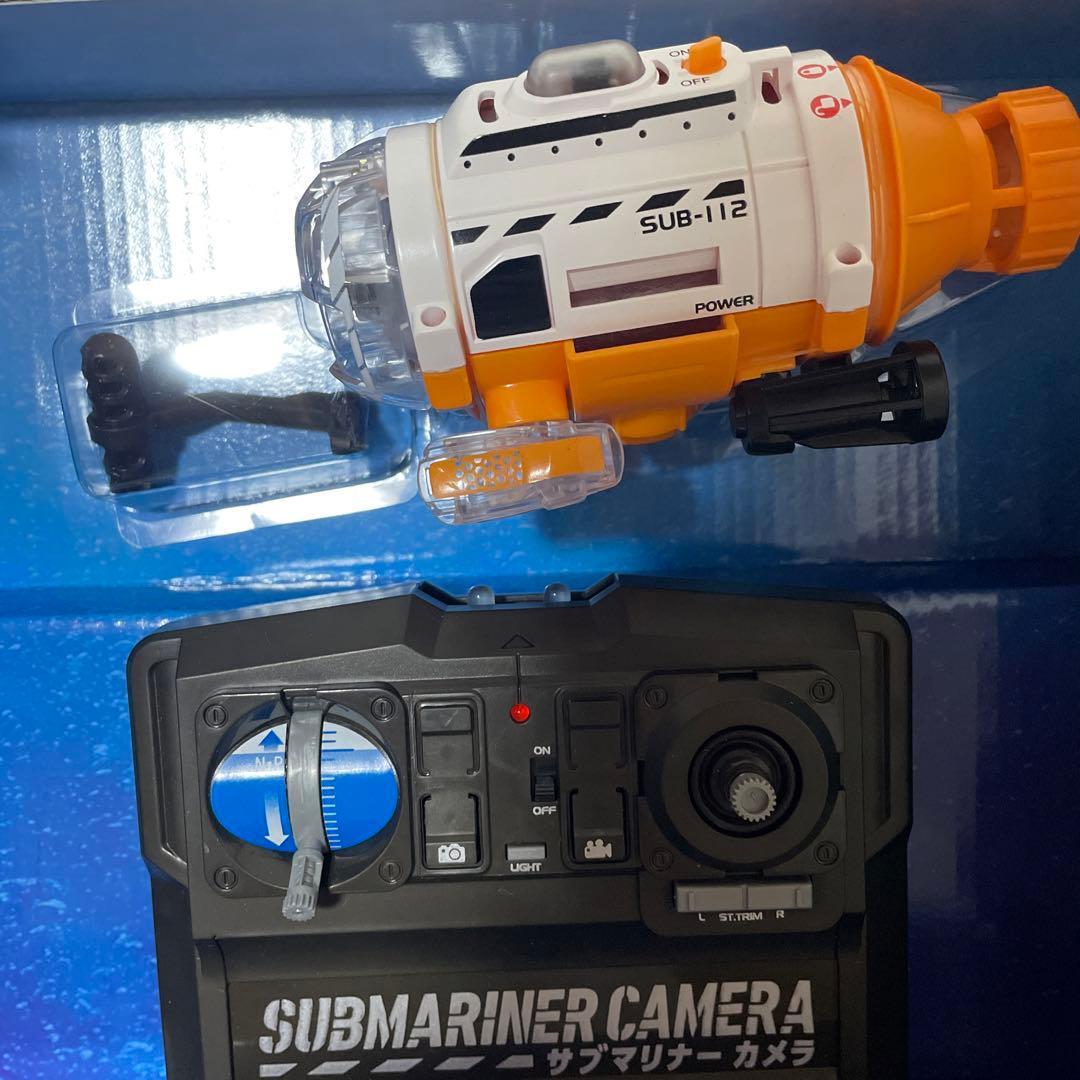 サブマリーナカメラ 水槽でのラジコン水中カメラ。魚の動きを録画