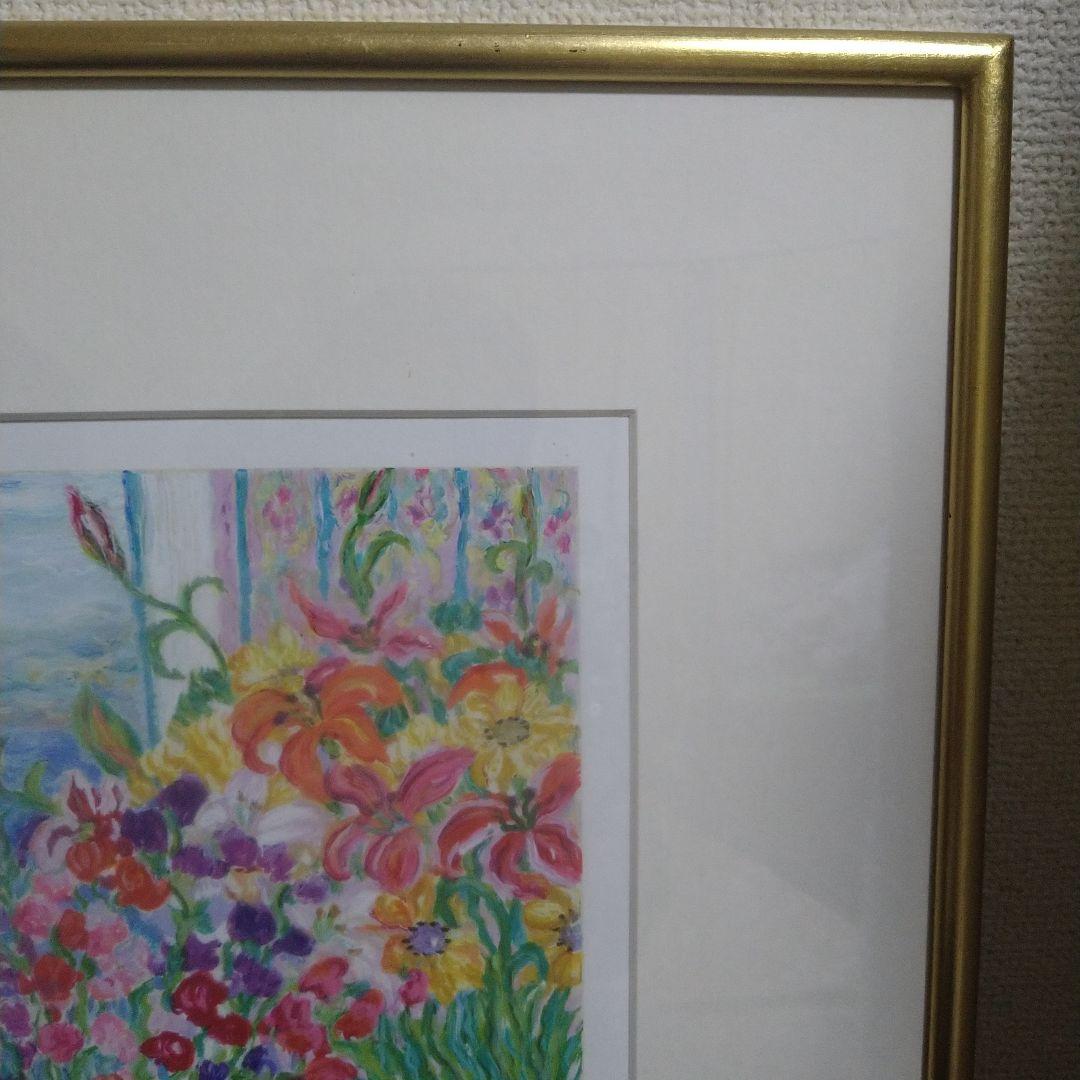 レスリーセイヤー　シルクスクリーン　フラワーファンタジー