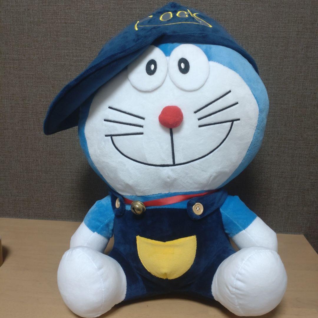 レア　ドラえもん ぬいぐるみ　Rock帽子