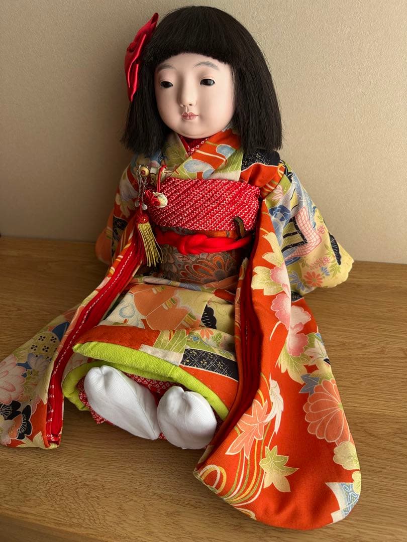 市松人形　日本人形　52センチ