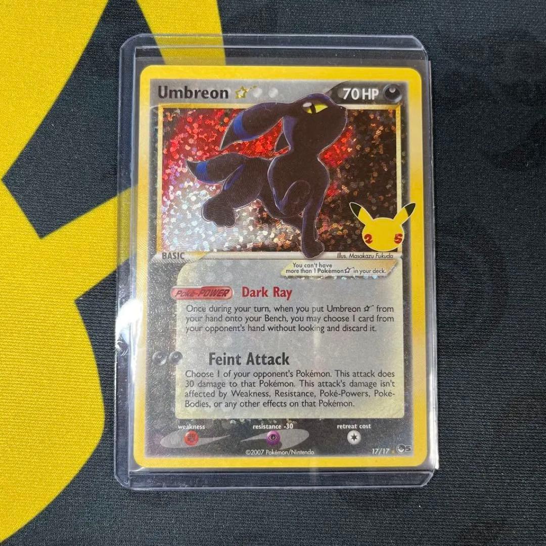 ポケモンカード ブラッキー ⭐︎ 25th 海外版 英語　スター umbreon