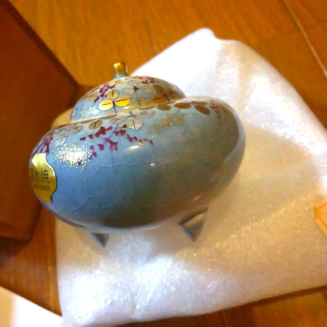 ❖茶道講師だった母の趣味品❖　未使用　清水焼　香炉 アロマポット
