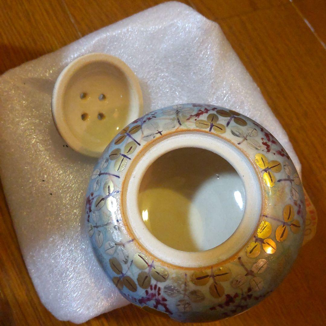 ❖茶道講師だった母の趣味品❖　未使用　清水焼　香炉 アロマポット