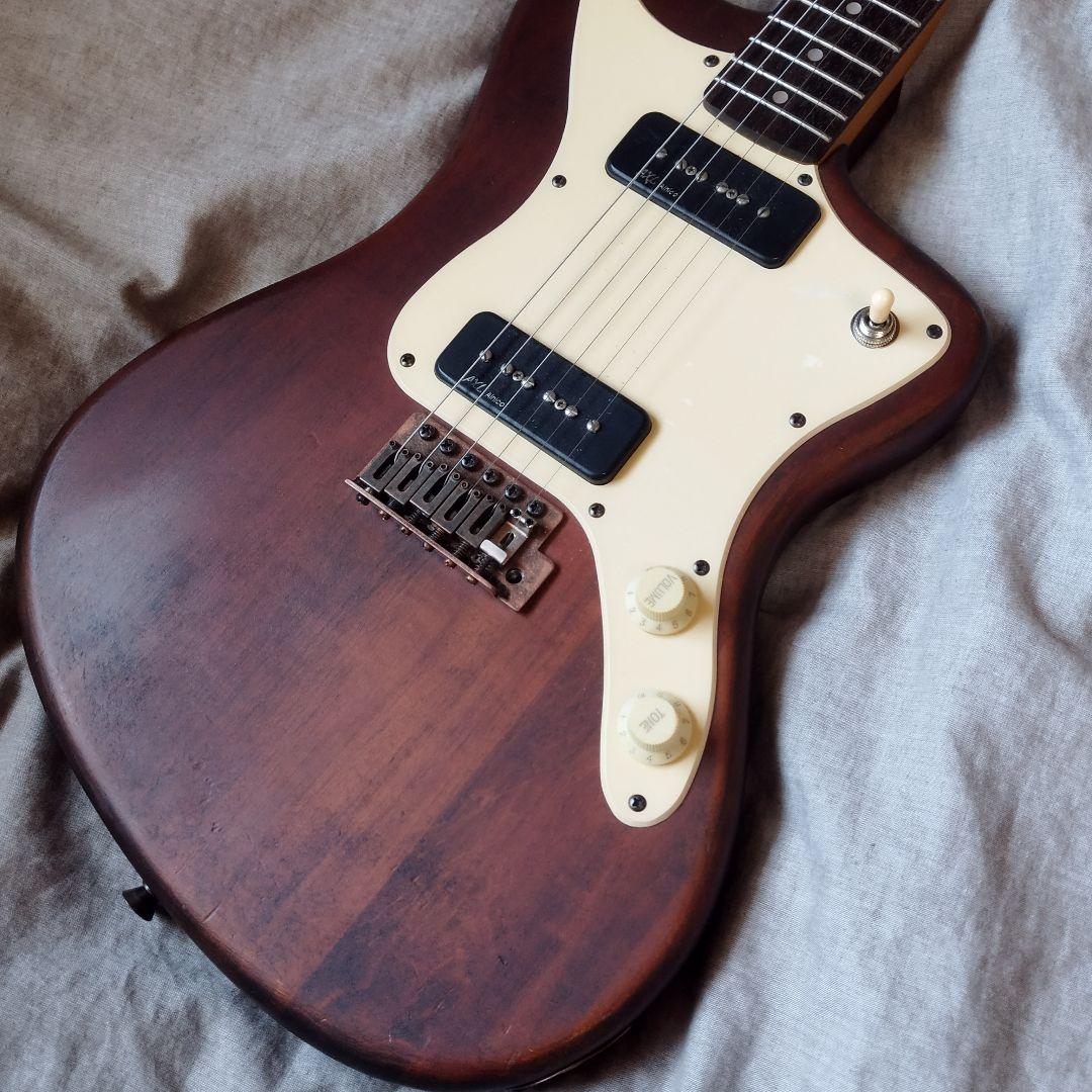 AXL guitars AZ820 6弦周りヘッド割れ修理　アルニコP90