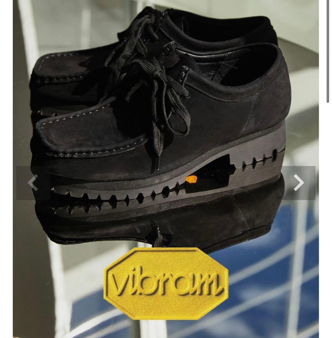 OPENING ACT 黒 スエード　モカシンシューズ Vibramソール