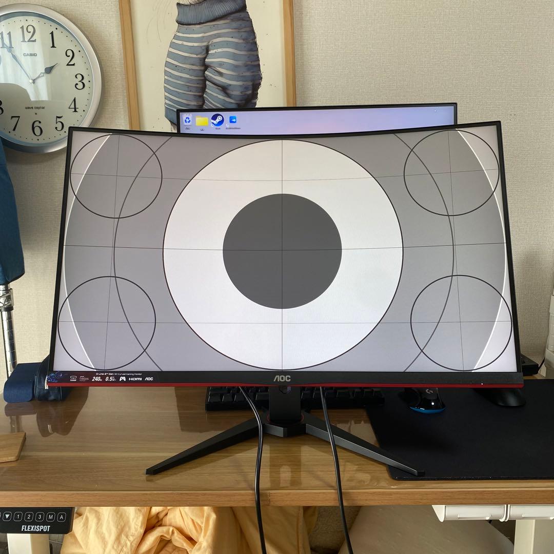 AOC 31.5インチ ゲーミングモニター C32G2ZE 240Hz