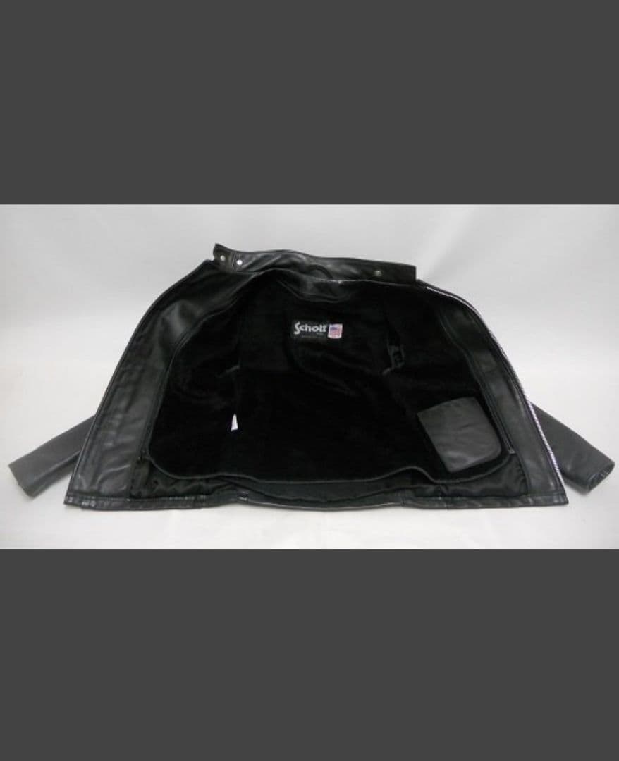 SCHOTTショット 641 シングルライダースレザージャケット サイズ34美品