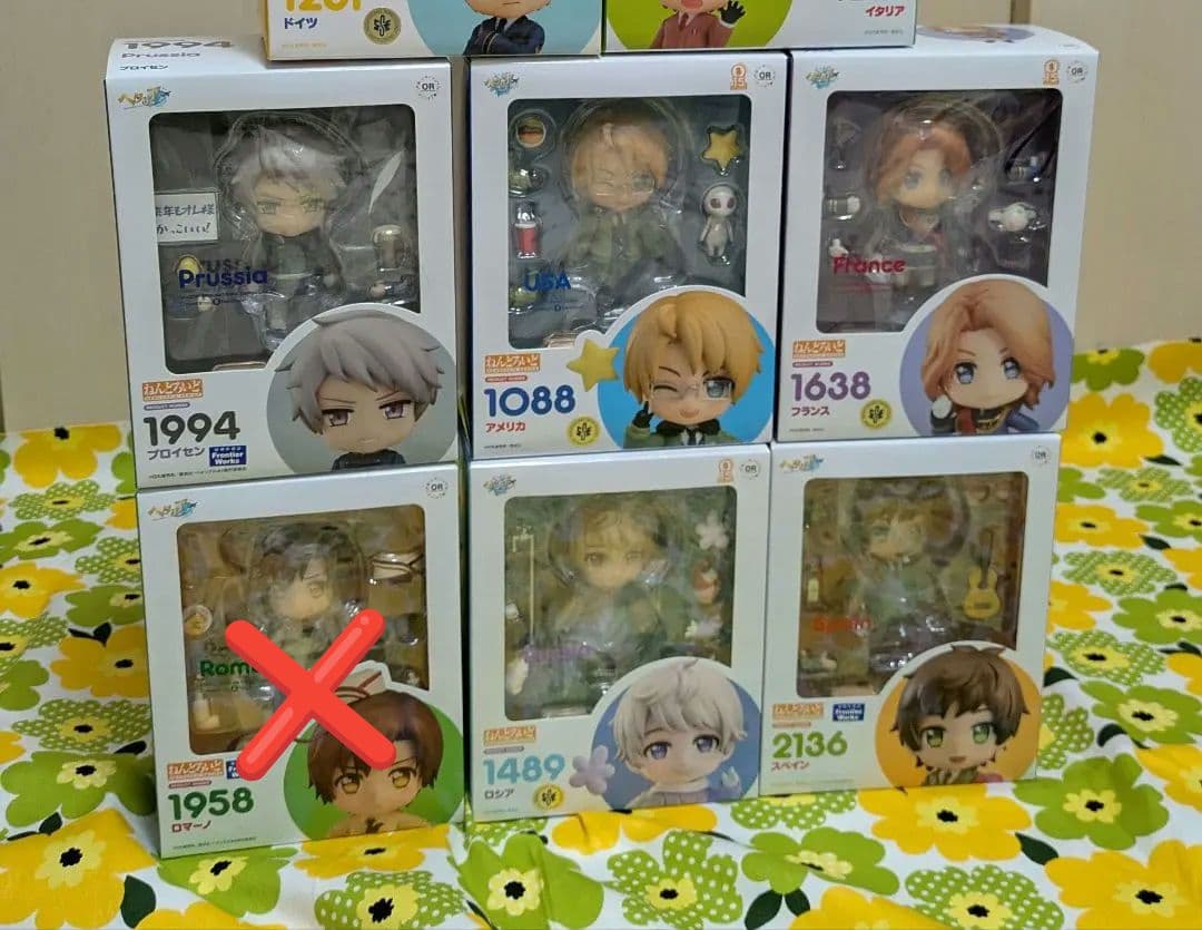 ヘタリア　ねんどろいど 5体