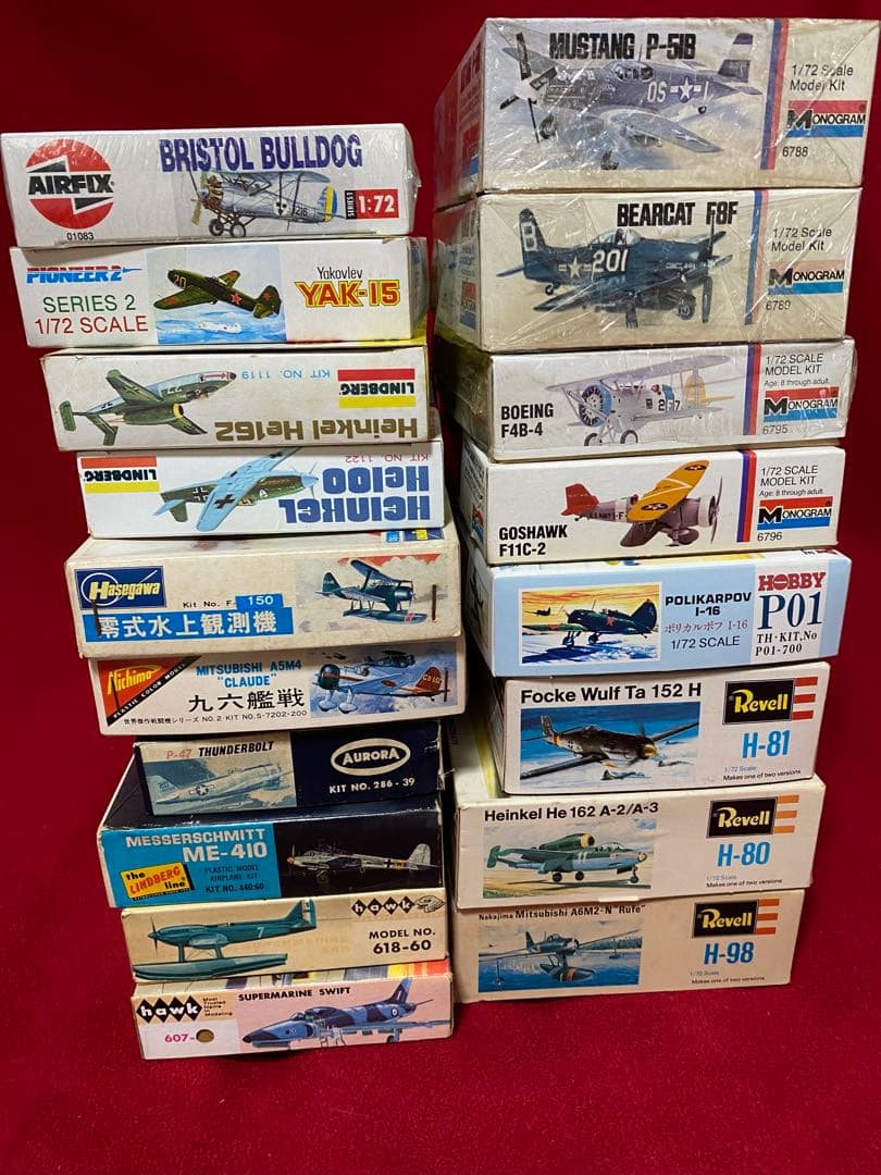 ホーク1/72 スーパーマリン スイフト他、1/72キット全18個