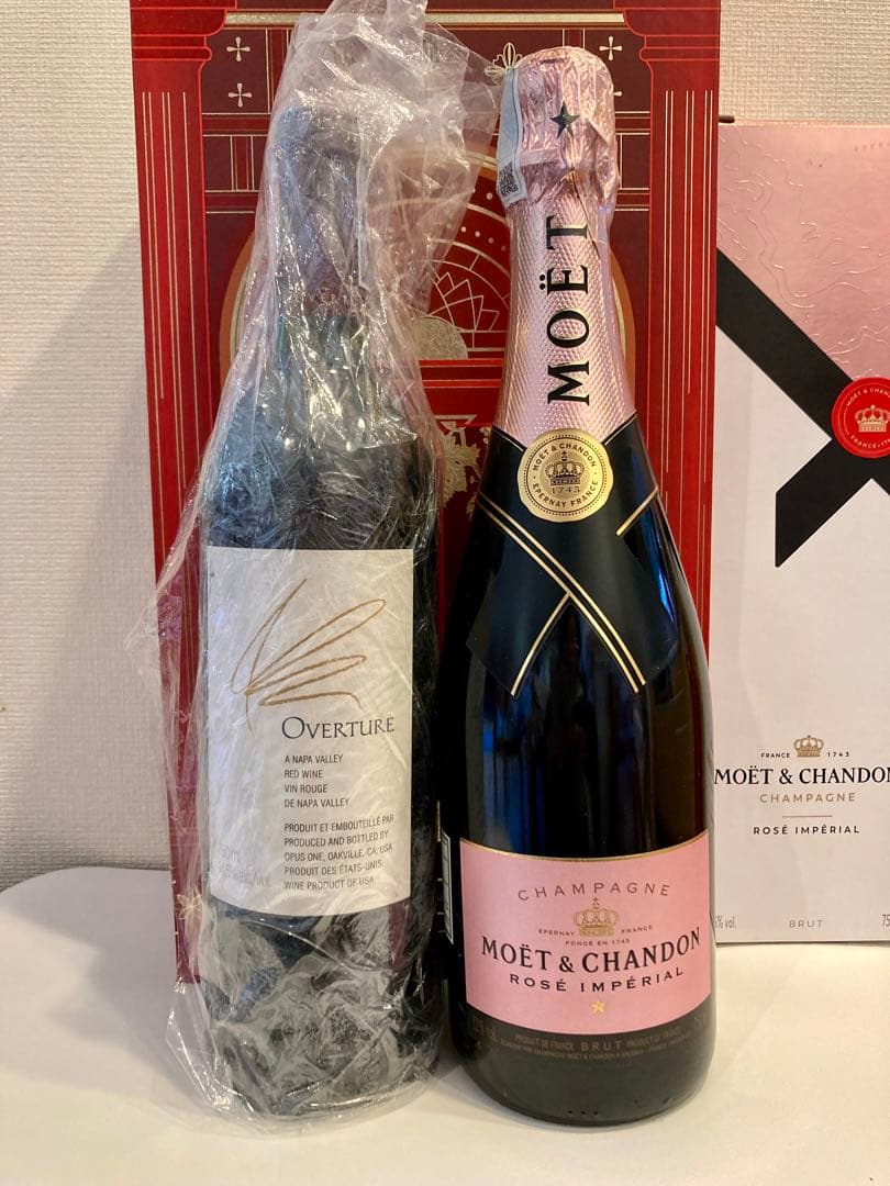 OVERTUREとMOET & CHANDON ROSE IMPERIALセット