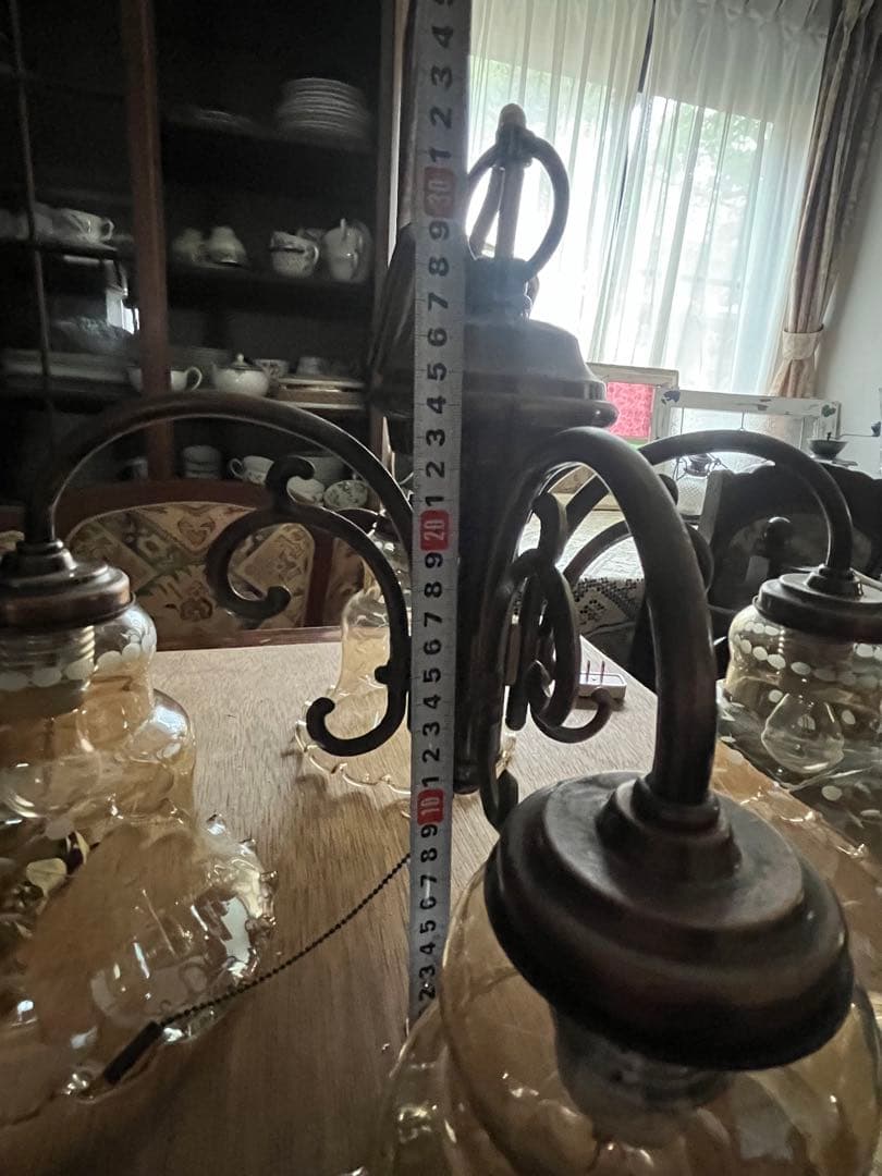 未使用 シャンデリア 大正ロマン インテリア 希少 アンティーク ビンテージ