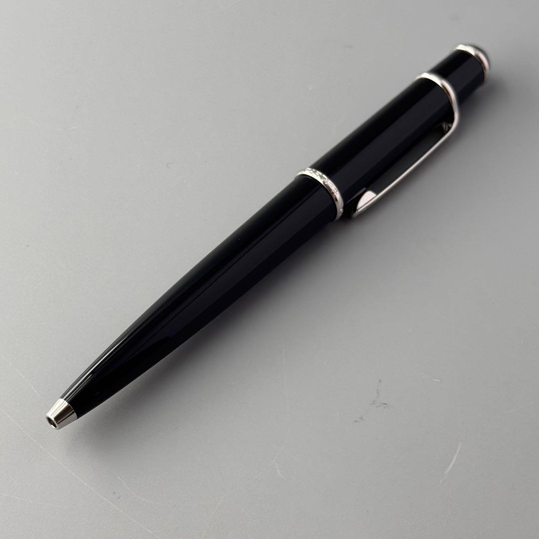 ディアボロ ドゥ カルティエ ツイスト式ボールペン ブラック/シルバー