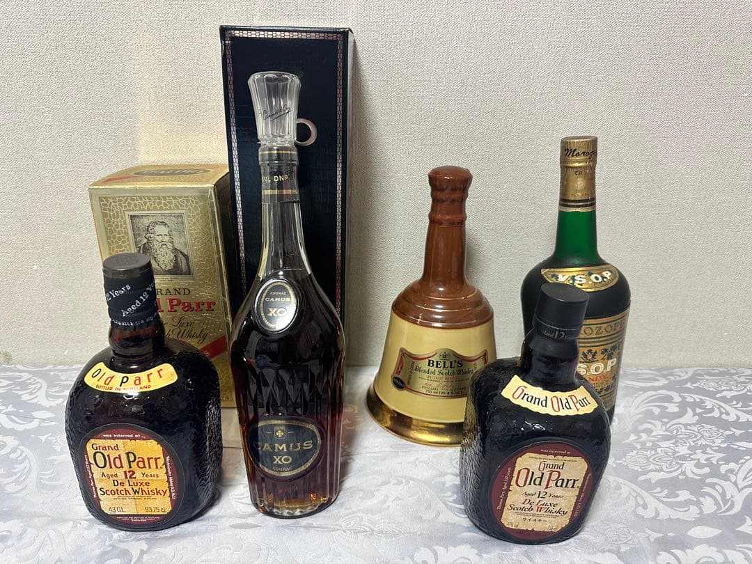 期間限定　古酒　ウイスキー　ブランデー　5本セット