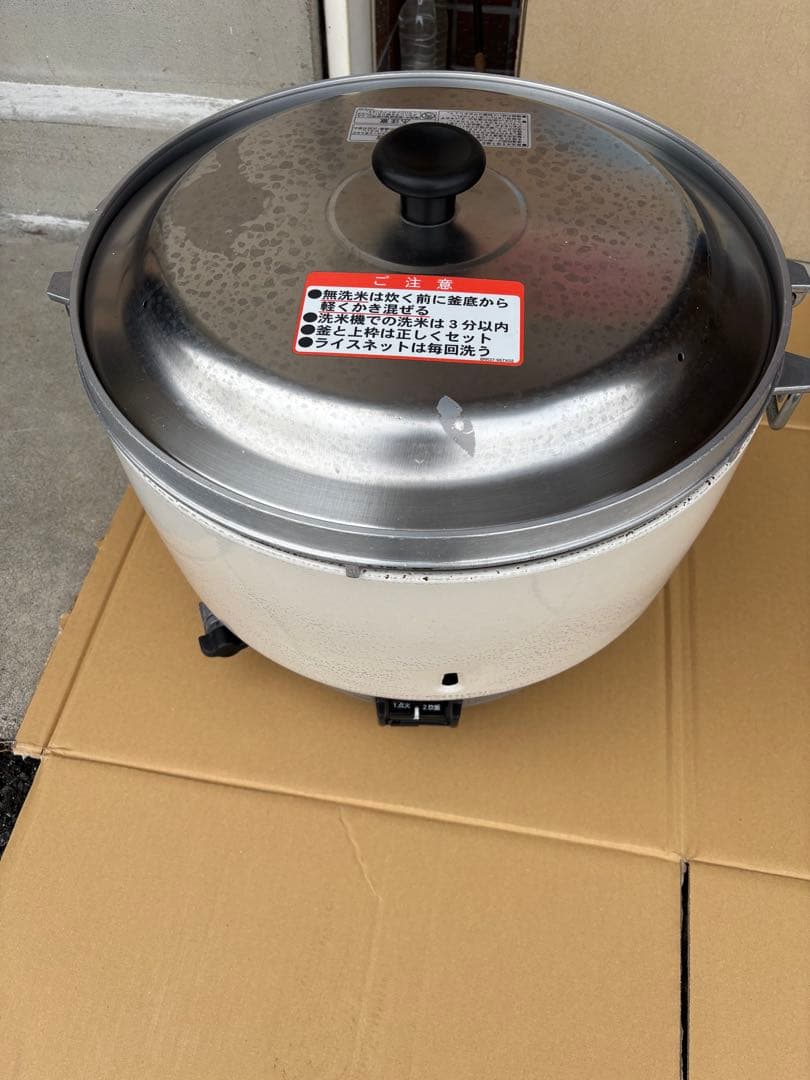 美品Rinnaiガス炊飯器 LPガス用 RR-50S1 5升炊き