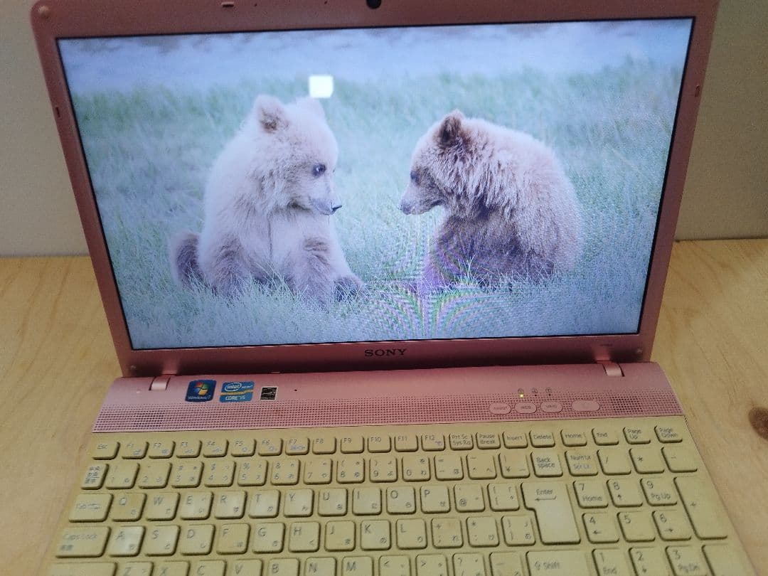 ジャンク 256GB i5 人気VAIO かわいいピンク カメラ付！Win10
