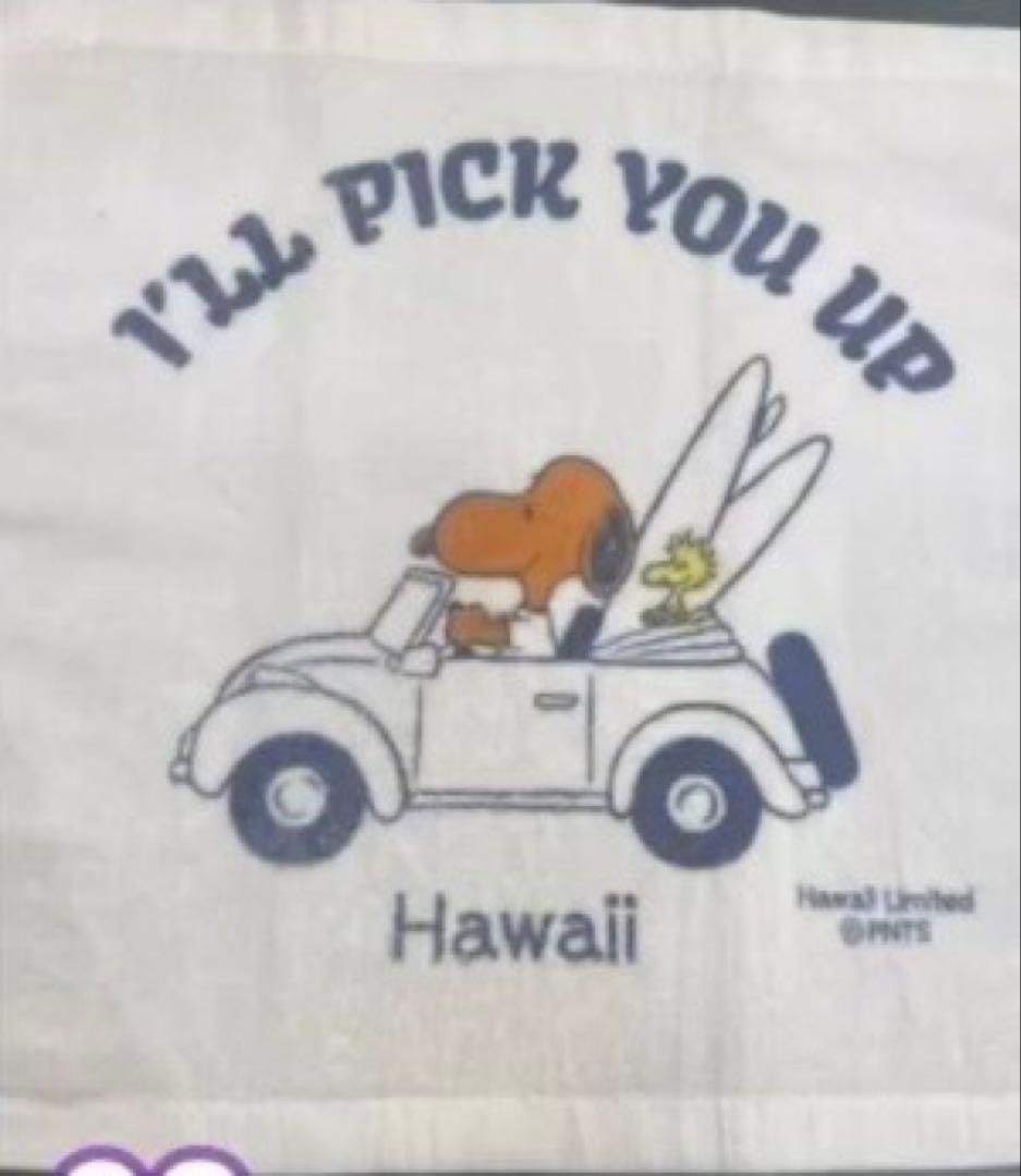 スヌーピー タオル Hawaii