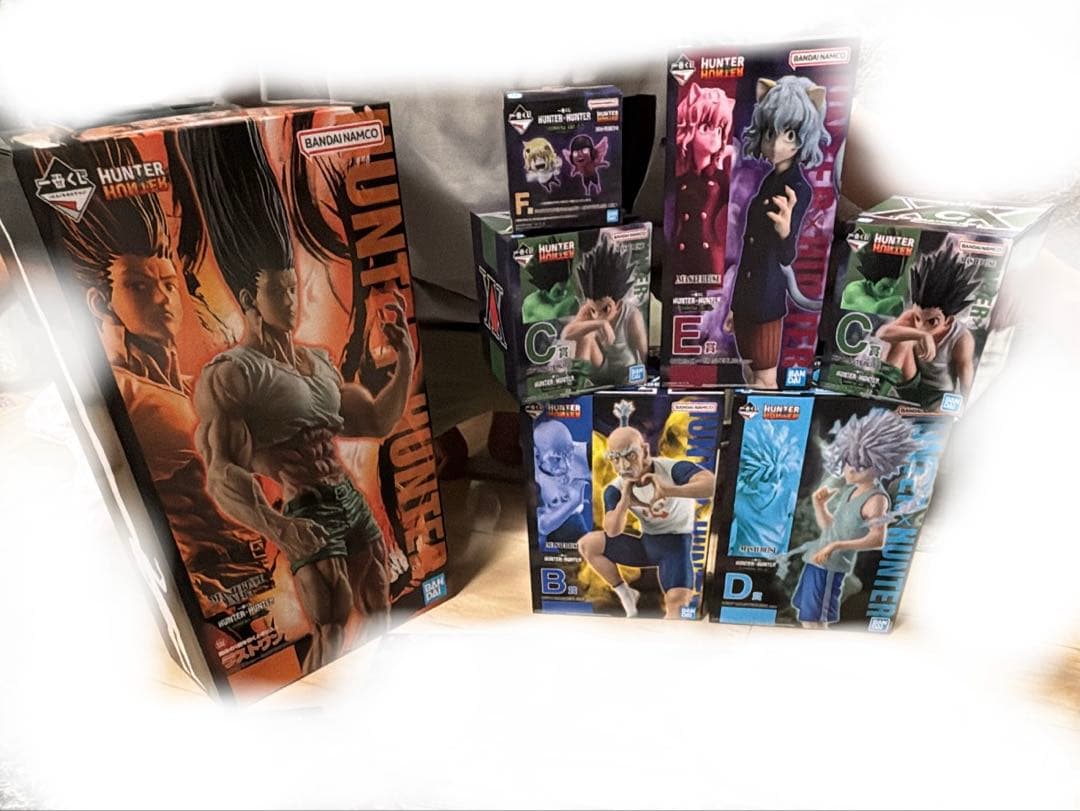 一番くじ　ハンターハンター　B、C、D、Ｅ、F 、ラストワン フィギュア