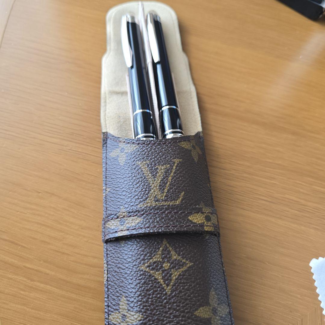 ほぼ新品MONTBLANC ボールペンペンシルセット ルイヴィトンケース付き