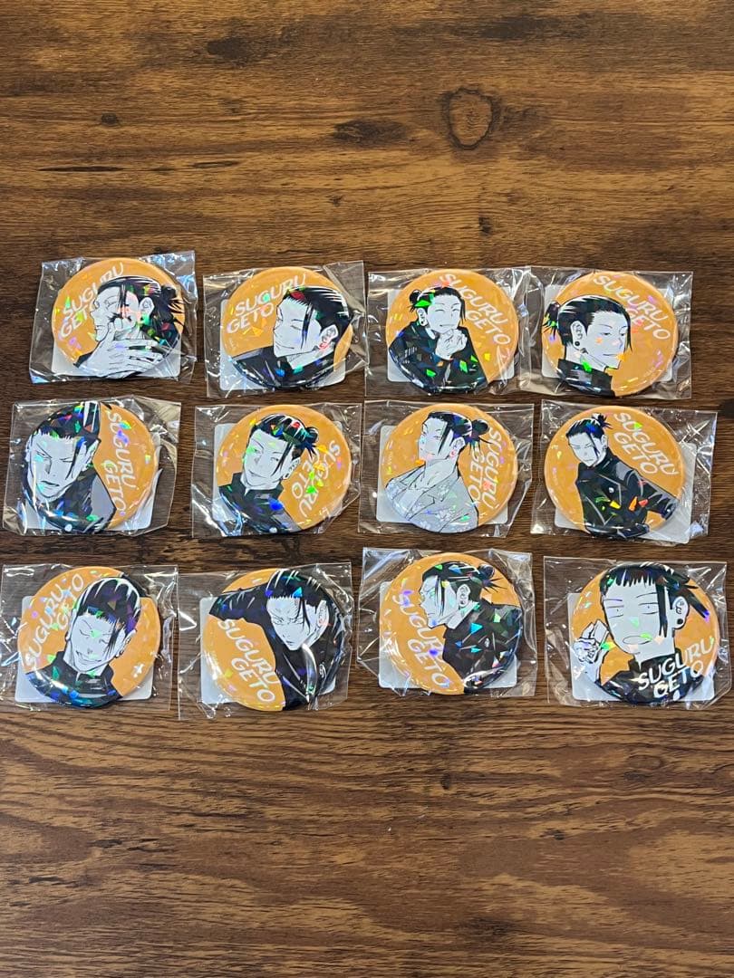 呪術廻戦 受注生產 缶バッジ 夏油傑 x12点