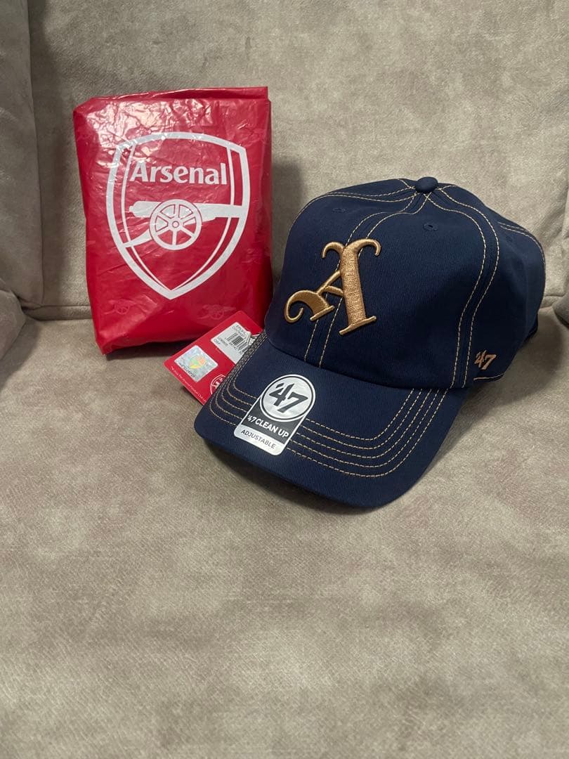 Arsenal 47 Brand キャップ ネイビー