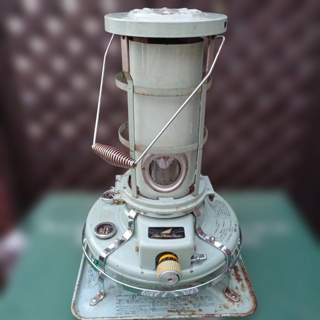 アラジンストーブ。メンテナンス済。取説付。グリーン