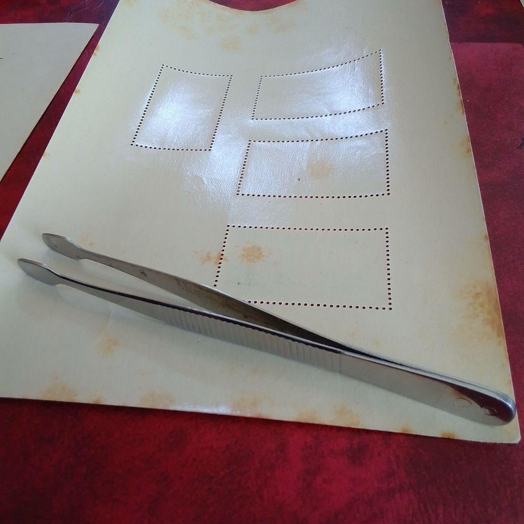 銭単位切手　昭和15年　大雪山国立公園小型シート　裏面シミ　6000円