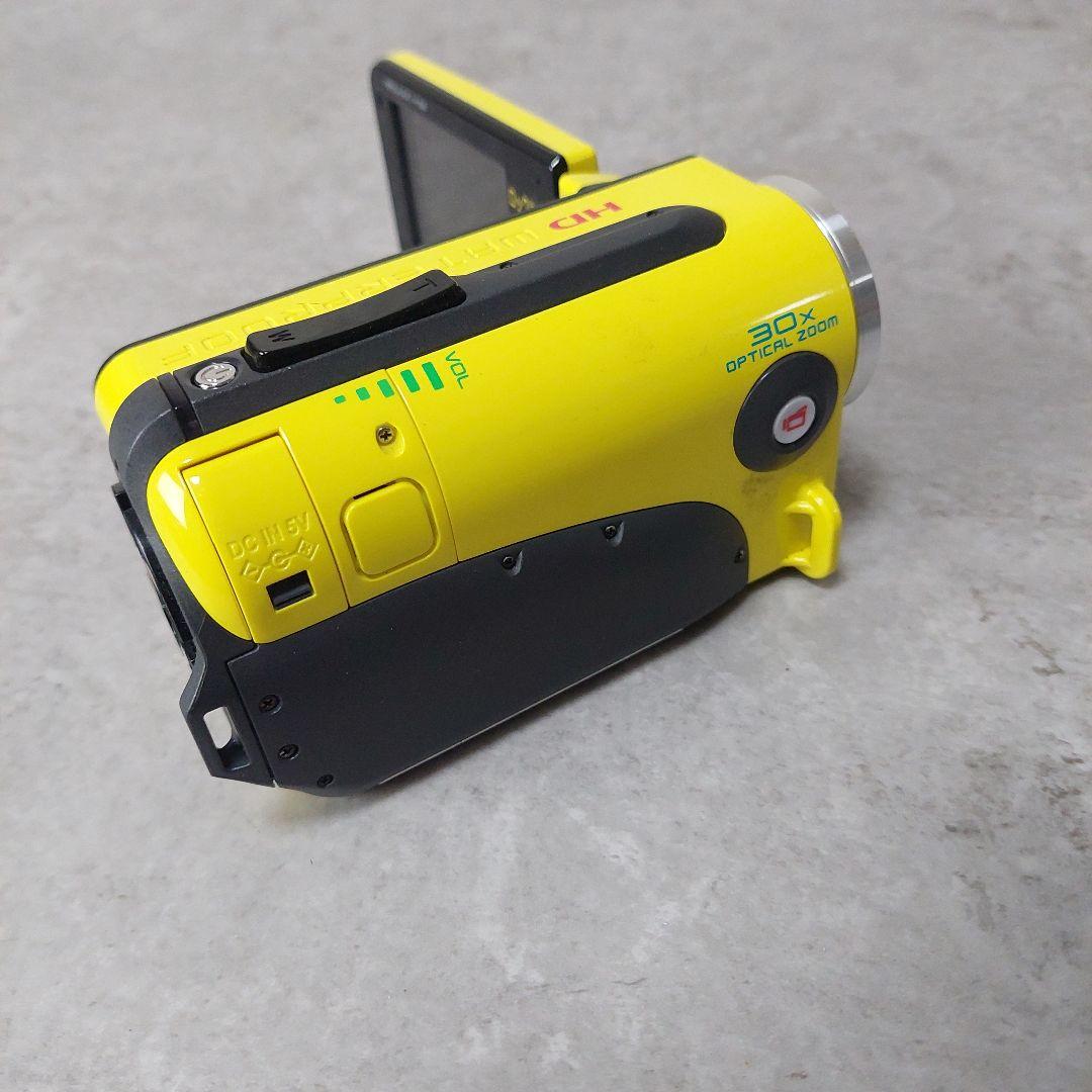 SANYO 防水 ムービーカメラ Xacti ザクティ DMX-WH1 イエロー