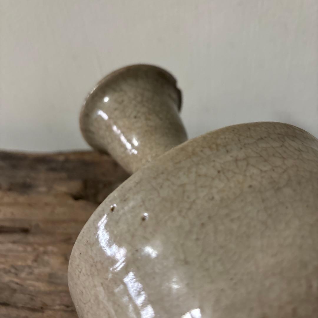 李朝瓶　徳利　花入　盤口　朝鮮古陶磁.古道具.骨董.アンティーク.井戸脇