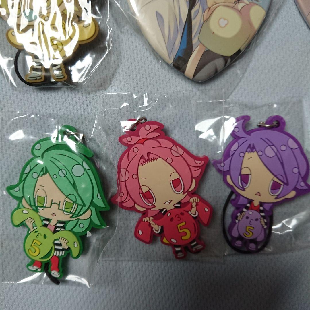 【メル】ラッキードッグ ラキド ハート缶バッジ ラバスト セット