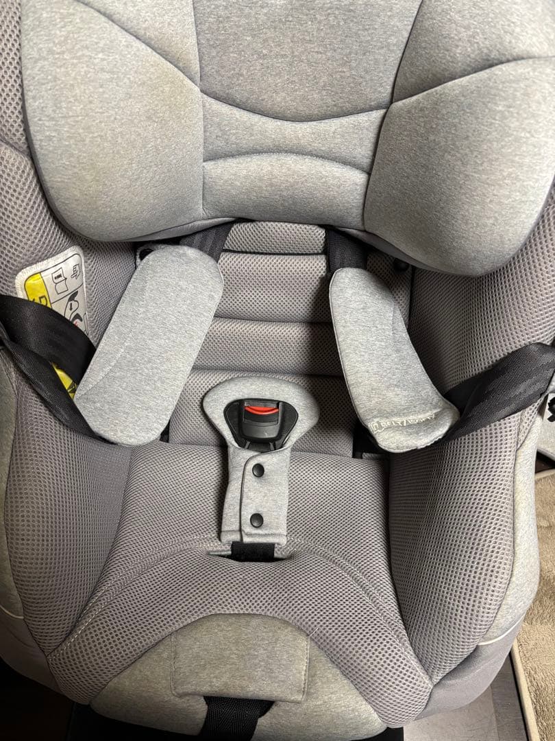 Aprica ISOFIX リクライニング チャイルドシート グレー