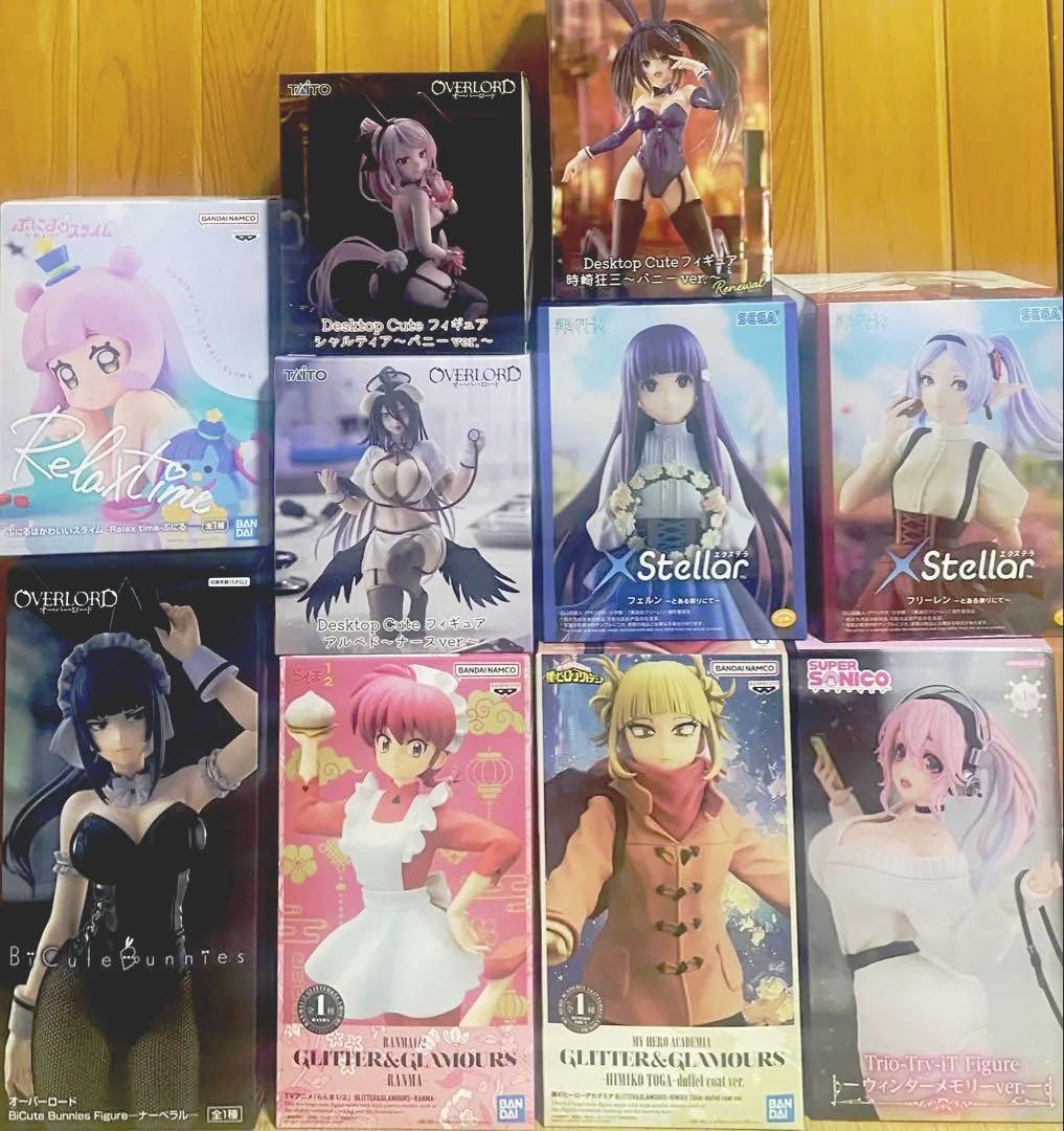 美少女フィギュアまとめ売り プライズフィギュア フリーレン トガヒミコ アルベド