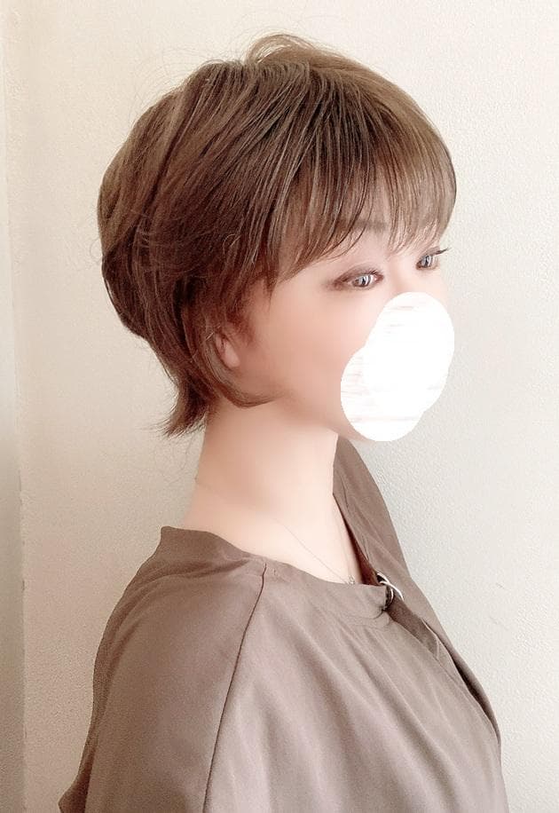 ❣️LUCKY&TOWA❣️　ピュアカールショート　ライトブラウン