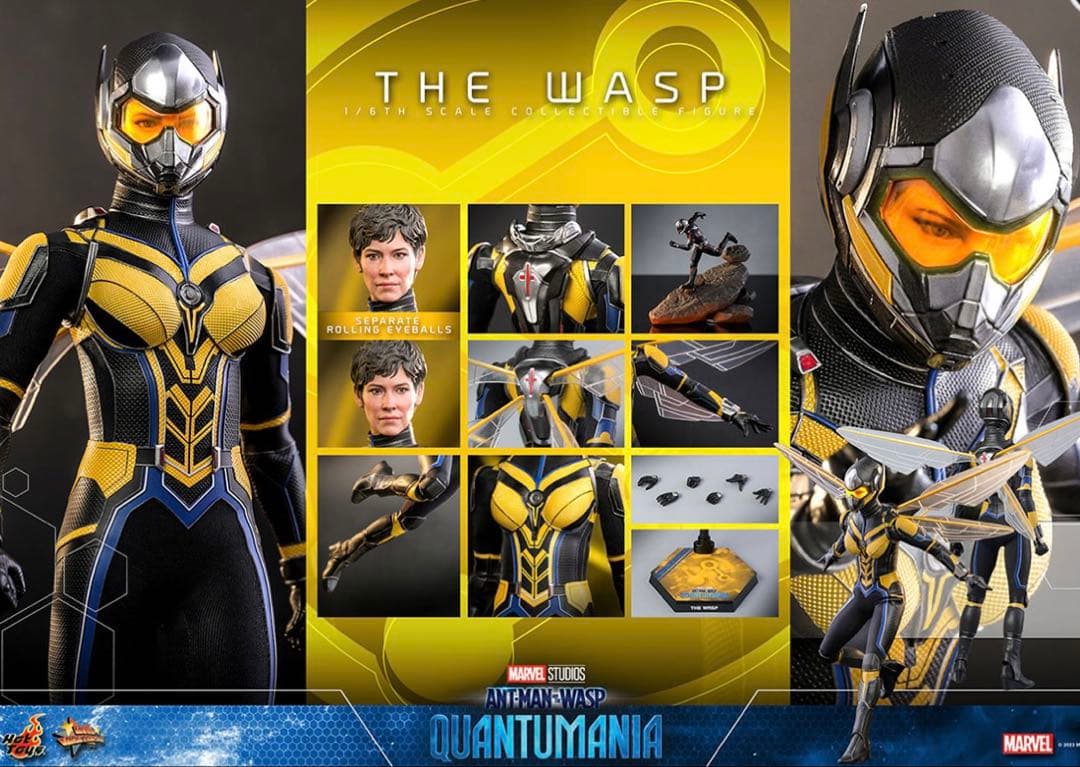 ホットトイズ アントマン＆ワスプ ワスプフィギュア 1/6スケール