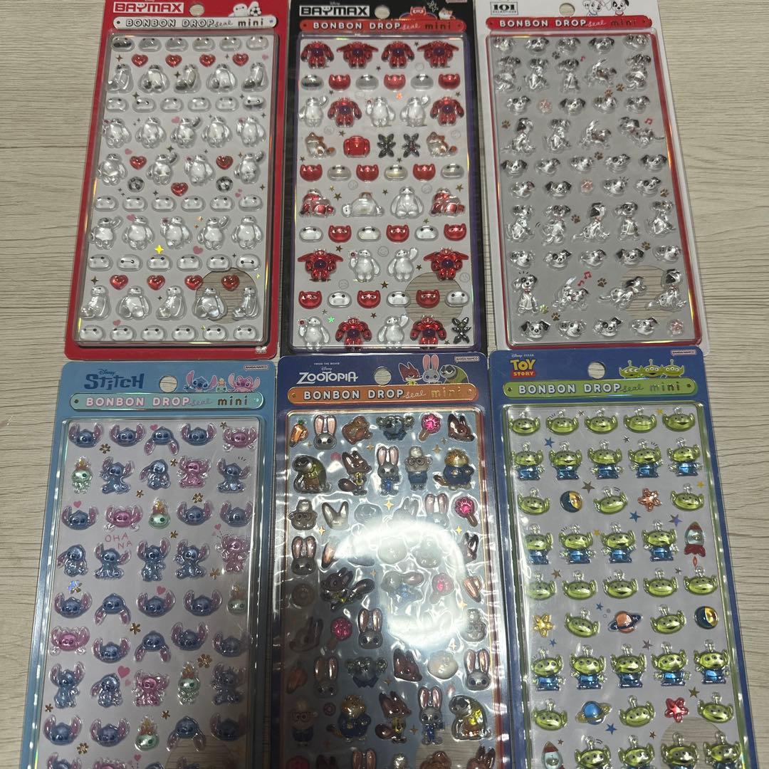 ボンボンドロップシール ディズニー セット
