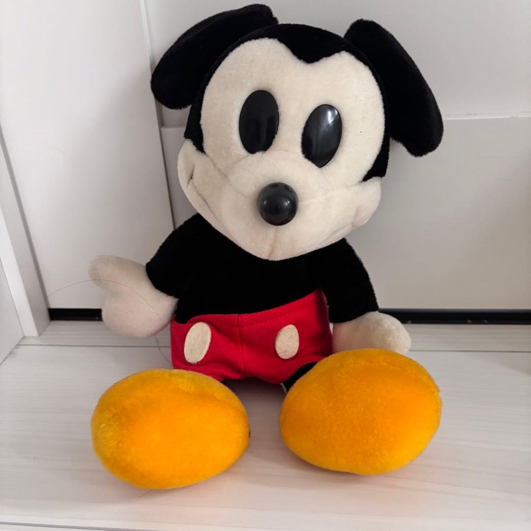 レトロ　ディズニーリゾート　ディズニーランド　ぬいぐるみ　ミッキーマウス　ミニー