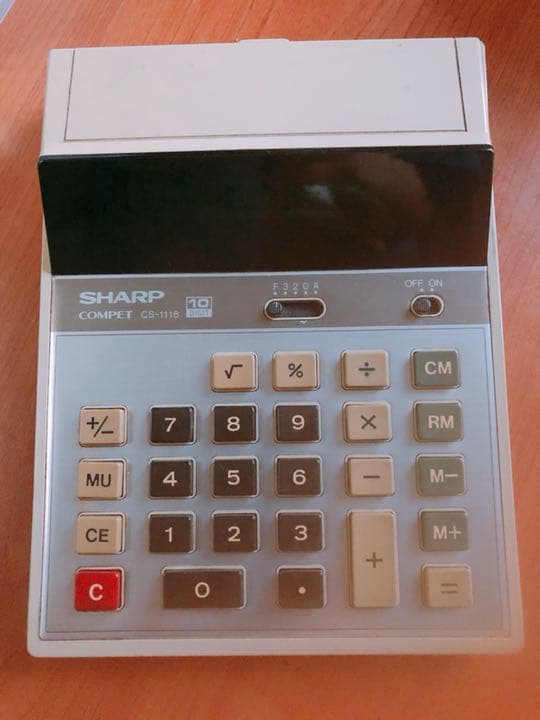 電卓 計算機 シャープ SHARP COMPET CS-1118