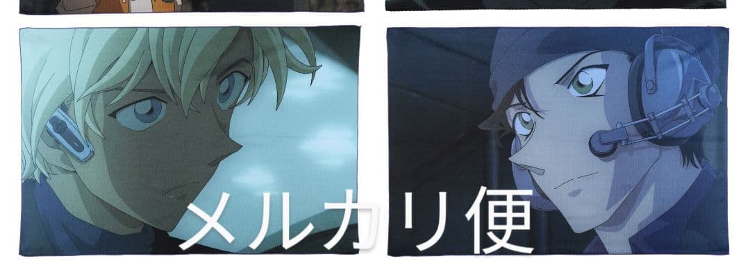 名探偵コナン　黒鉄の魚影　場面写ビジュアルタオル　赤井秀一　安室透　降谷零