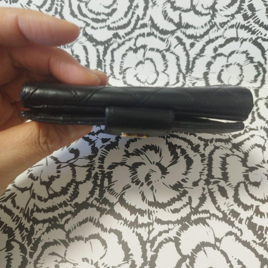 シャネルマトラッセピコローレ　ダブルホック折り財布♥